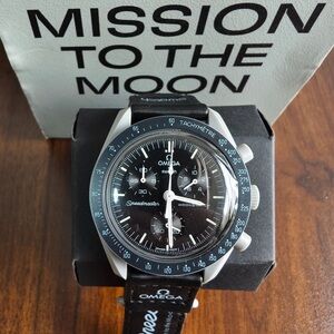 Swatch X Omega Moonswatch Mission To The Moon Watch